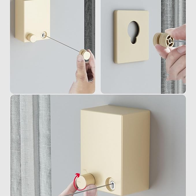 Invisible Retractable Clothesline