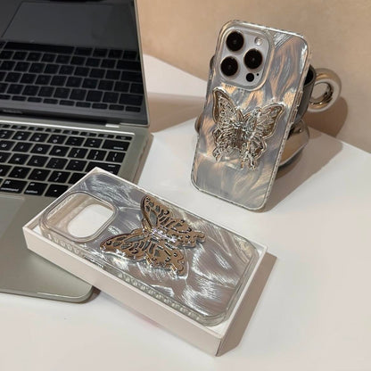 🦋Butterfly phone case with stand for iPhone