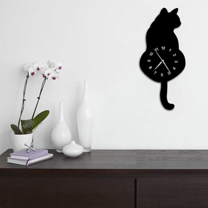 😸Cat Pendulum Wall Clock🕰️