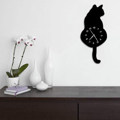 😸Cat Pendulum Wall Clock🕰️