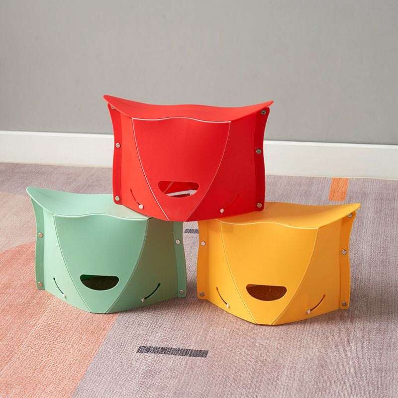 Folding Stool Plastic Small Maza Ultra-Thin Paper Low Stool