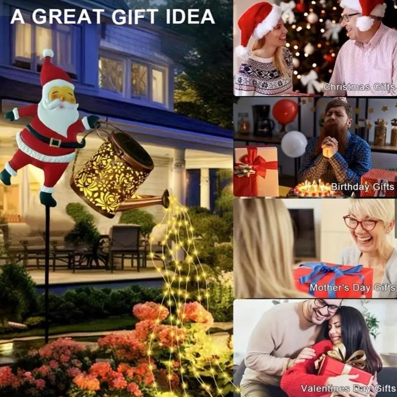🔥Hot Sale 49% OFF🔥Solar Santa Claus Watering Can Lights