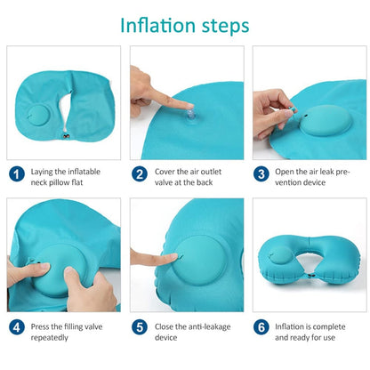 Inflatable U-Shaped Pillow