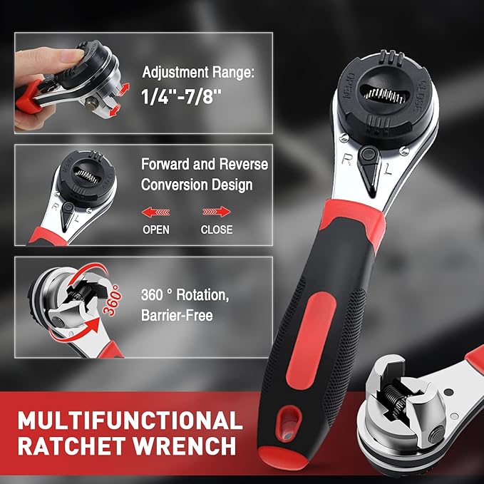 Adjustable Ratcheting Wrench