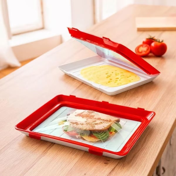 🔥Reusable food storage tray🥰