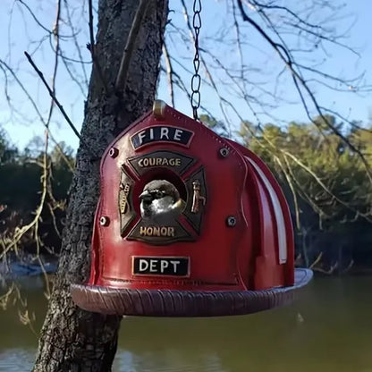 🔥Last 4 hours Sale: Save 49% -Firefighter-Themed Birdhouse