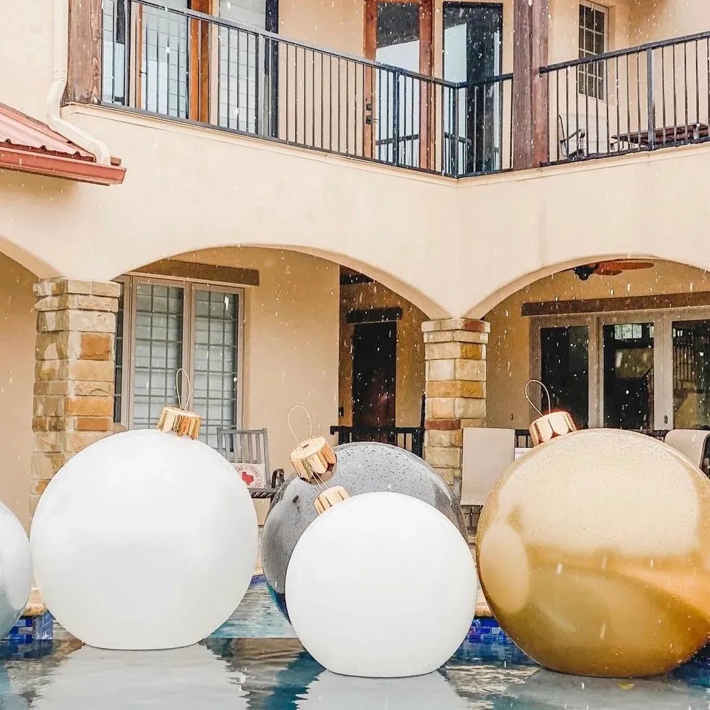 🎁 Last day Sale 45% OFF🎈2025 New Oversized Inflatable Christmas Ball Decoration