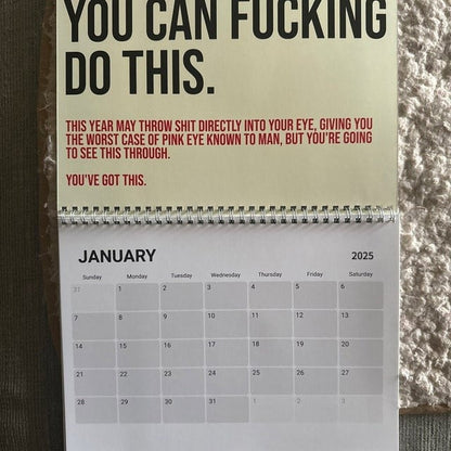 🤣The Year Of Your Fucking Year Calendar-Your Kick-Ass Motivational Calendar