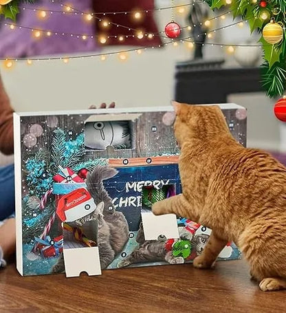 🔥Christmas sale 40% off😺Christmas Ountdown Cat Calendar🎄