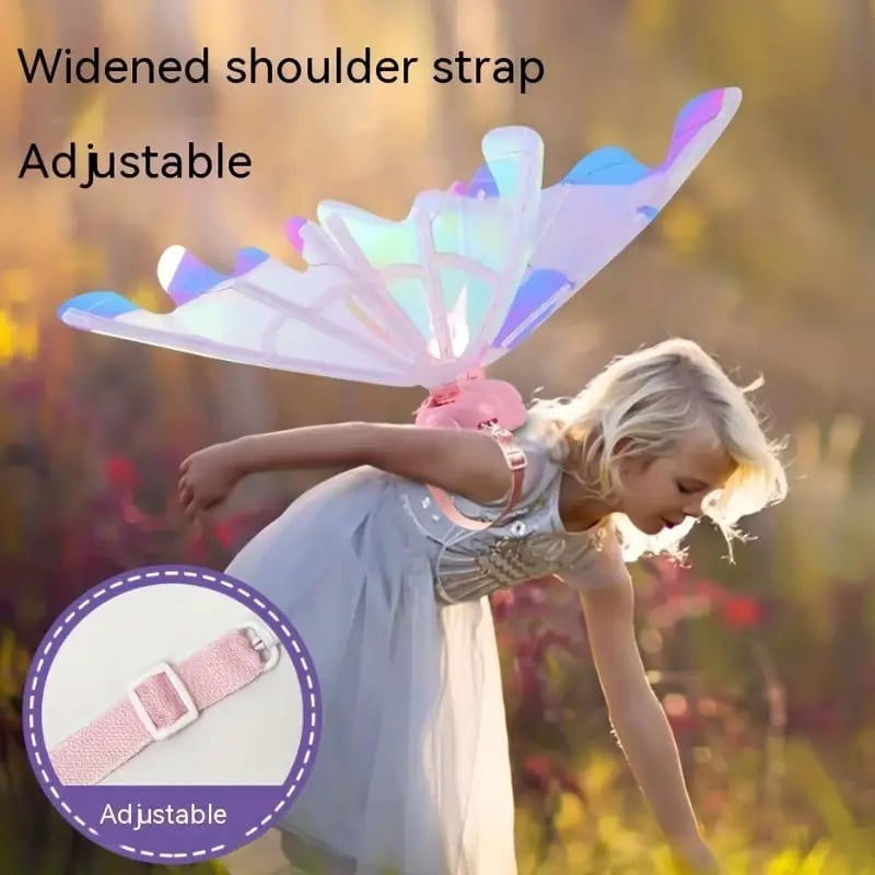 🔥  Electric Butterfly Elf Wings with Glowing Lights