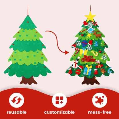 DIY Felt Christmas Tree🎄🎄