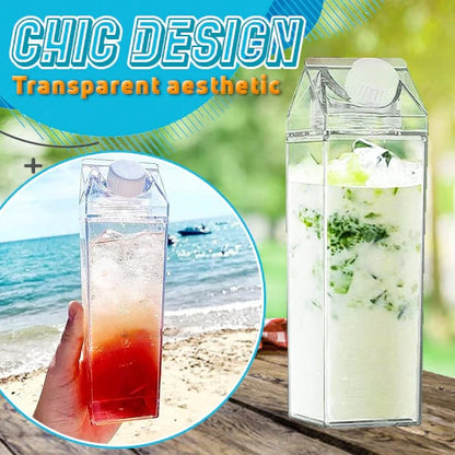 🔥LAST DAY 50% OFF-Milk Carton Drink Bottle