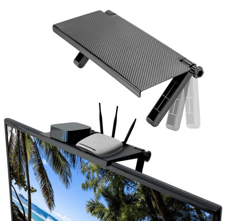 Punch-free TV screen storage bracket