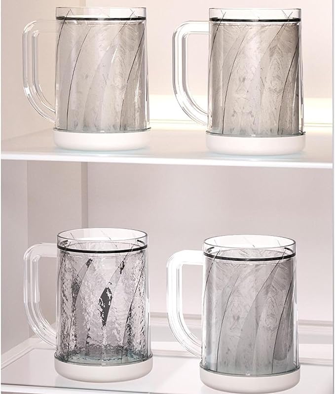 Double Wall Gel Frosty Freezer Ice Mugs