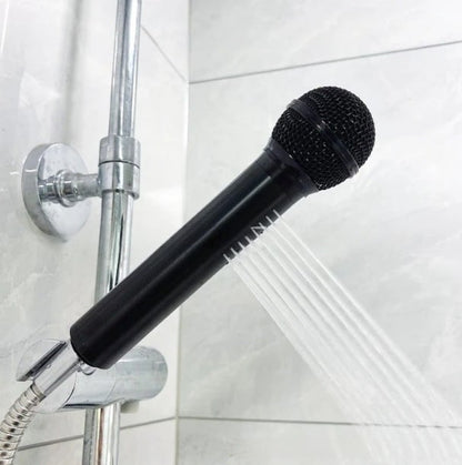 🚿 Microphone-Shaped Creative Showerhead