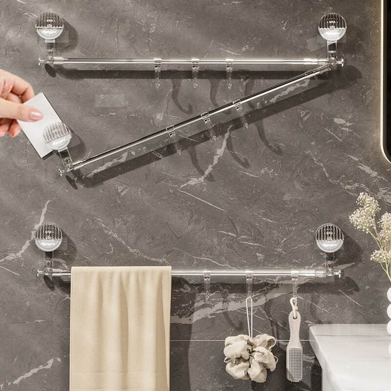 🔥2024 Hot Sale🔥 Non punching suction cup towel rack