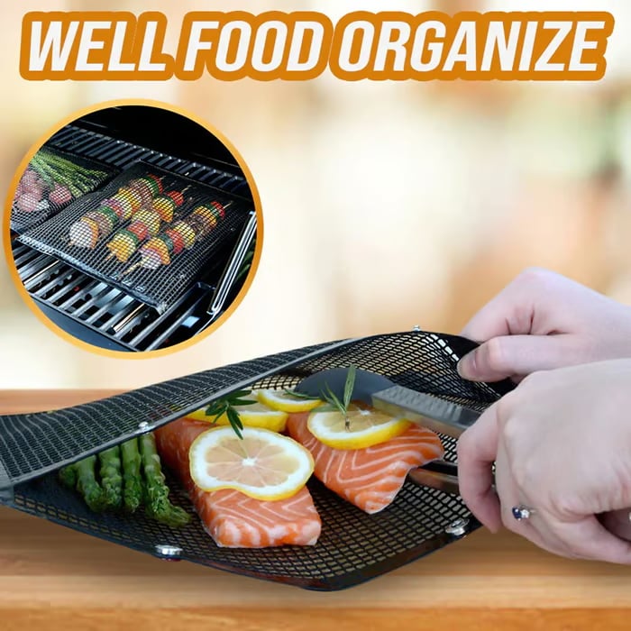 🔥Reusable Non-Stick Mesh Grill Bags🔥