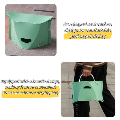 Folding Stool Plastic Small Maza Ultra-Thin Paper Low Stool