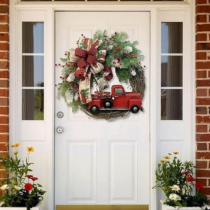 🔥Christmas Flash Sale - 40% OFF--Christmas Red Truck Wreath