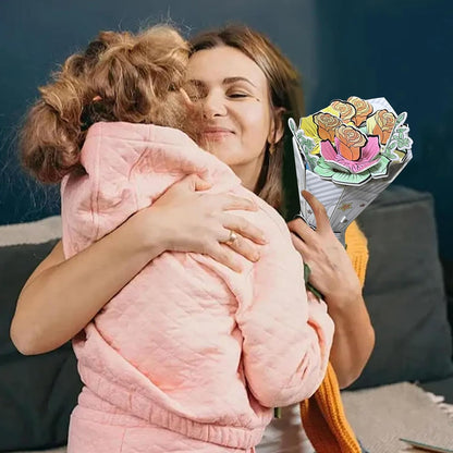 🧩3D Graffiti Paper Flower Puzzle🌹