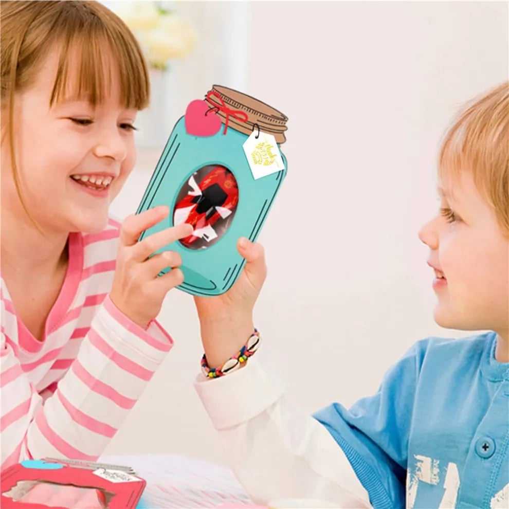 🔥2025 New Arrival Sale 40% Off💖Mason Jar Happy Valentines Day Cards🍬