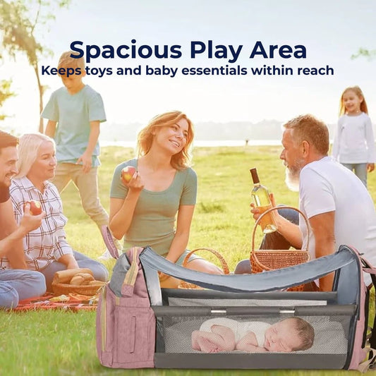 ⚡Last Day 40% OFF🔥2-in-1 Portable Baby Crib