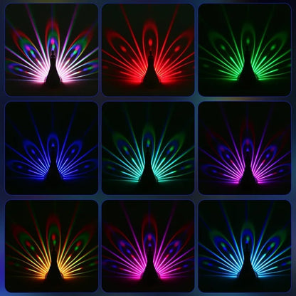 ✨ BIG SALE - 40% OFF🥇Peacock Open Screen Projection Lamp