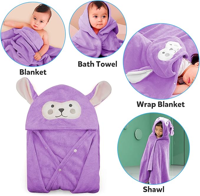 🔥Hot Sale 40% Off🛁Kids Bath Towel Ultra Soft Hooded Towel👶