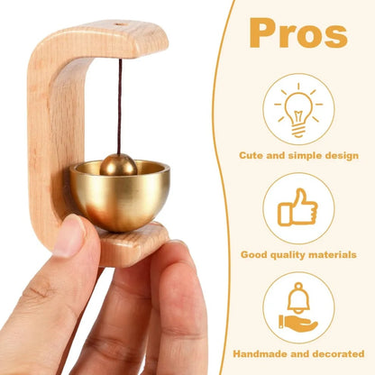 40% OFF🔥Suction Door Type Solid Wood Wind Chime