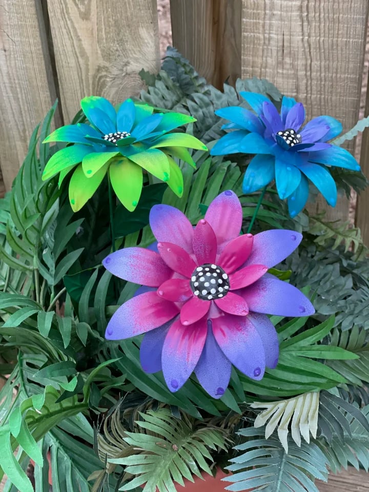 🍀Spring Metal Garden Sunflower