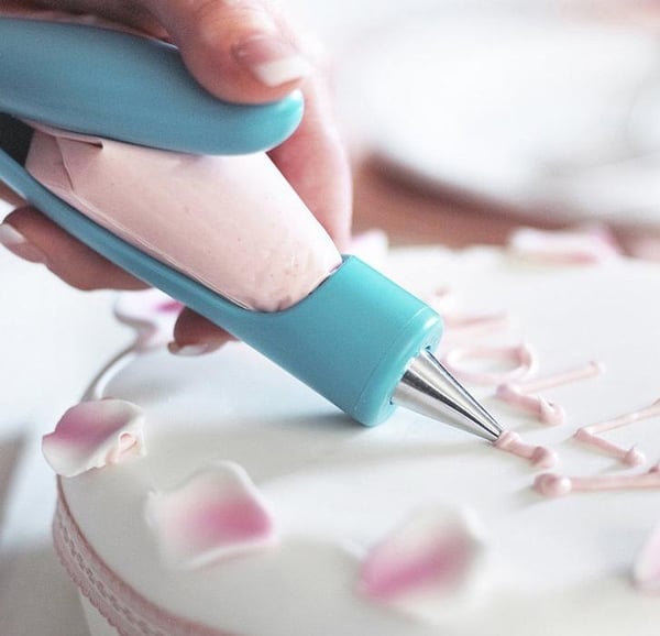 (🔥HOT SALE NOW 40% OFF) -  Cake Decorating Piping Pen Tool and Nozzle Set