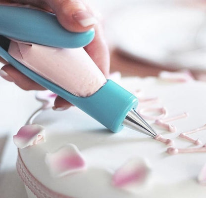 (🔥HOT SALE NOW 40% OFF) -  Cake Decorating Piping Pen Tool and Nozzle Set