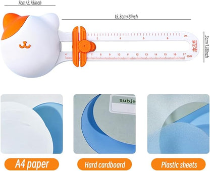 Circle Paper Cutter Rotary Circular Cutter for Cardstocks Craft Cutting Tools