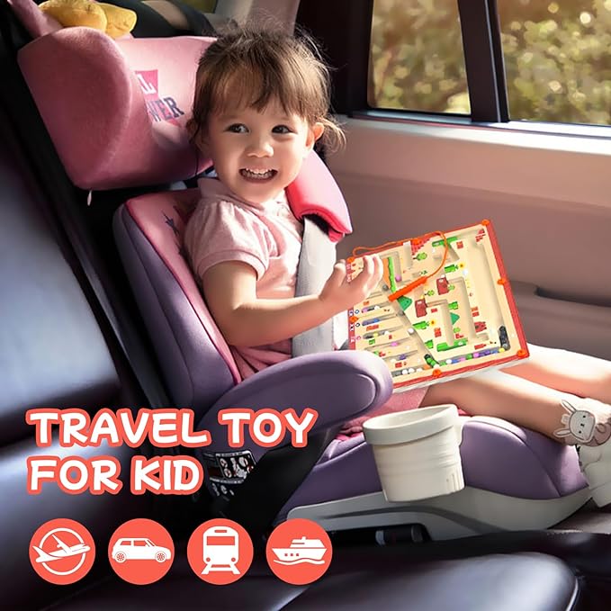 Magnetic Color and Number Maze