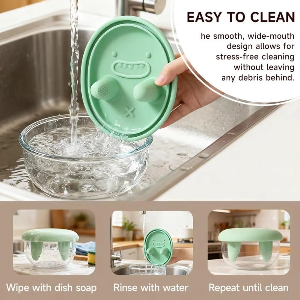 🔥2-in-1 No-Mess Snack Container