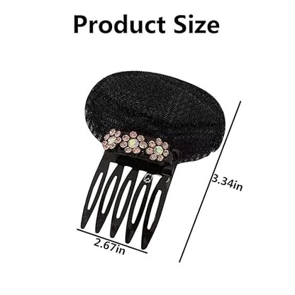 Black Puff Hair Head Cushion Hair Volume Clips