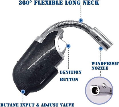 Outdoor Windproof LED Camping Jet Lighter