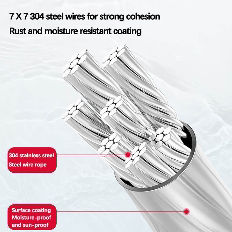 Invisible Clothes Retractable Clothesline