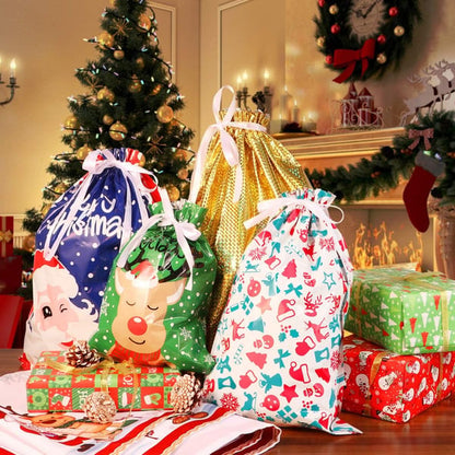 🔥Christmas 40% OFF🎁New Christmas Drawstrings Gift Bags