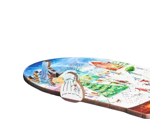 🧩24 Day Christmas Christian Wooden Jigsaw Advent Calendar