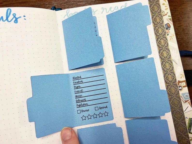 🔥Hot Sale 40% Off🔥Mini Book Review File Folders