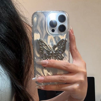 🦋Butterfly phone case with stand for iPhone