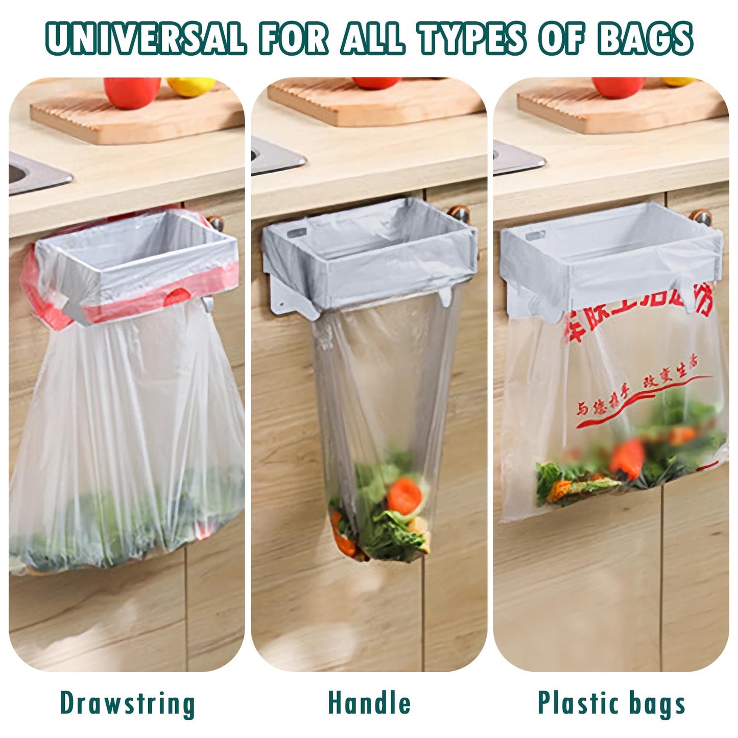 🗑️Wall-Mounted Foldable Trash Bag Holder🏠