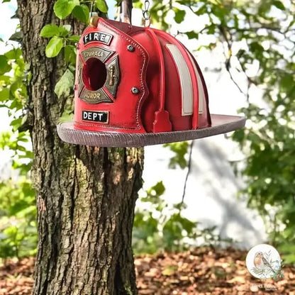 🔥Last 4 hours Sale: Save 49% -Firefighter-Themed Birdhouse