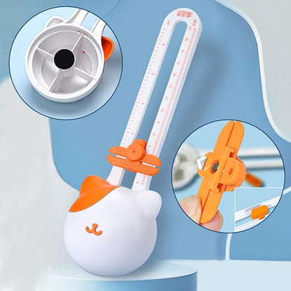 Circle Paper Cutter Rotary Circular Cutter for Cardstocks Craft Cutting Tools