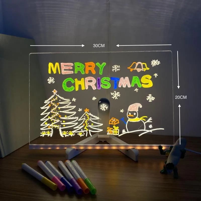🎅Christmas gift🎁luminous acrylic message board🎨