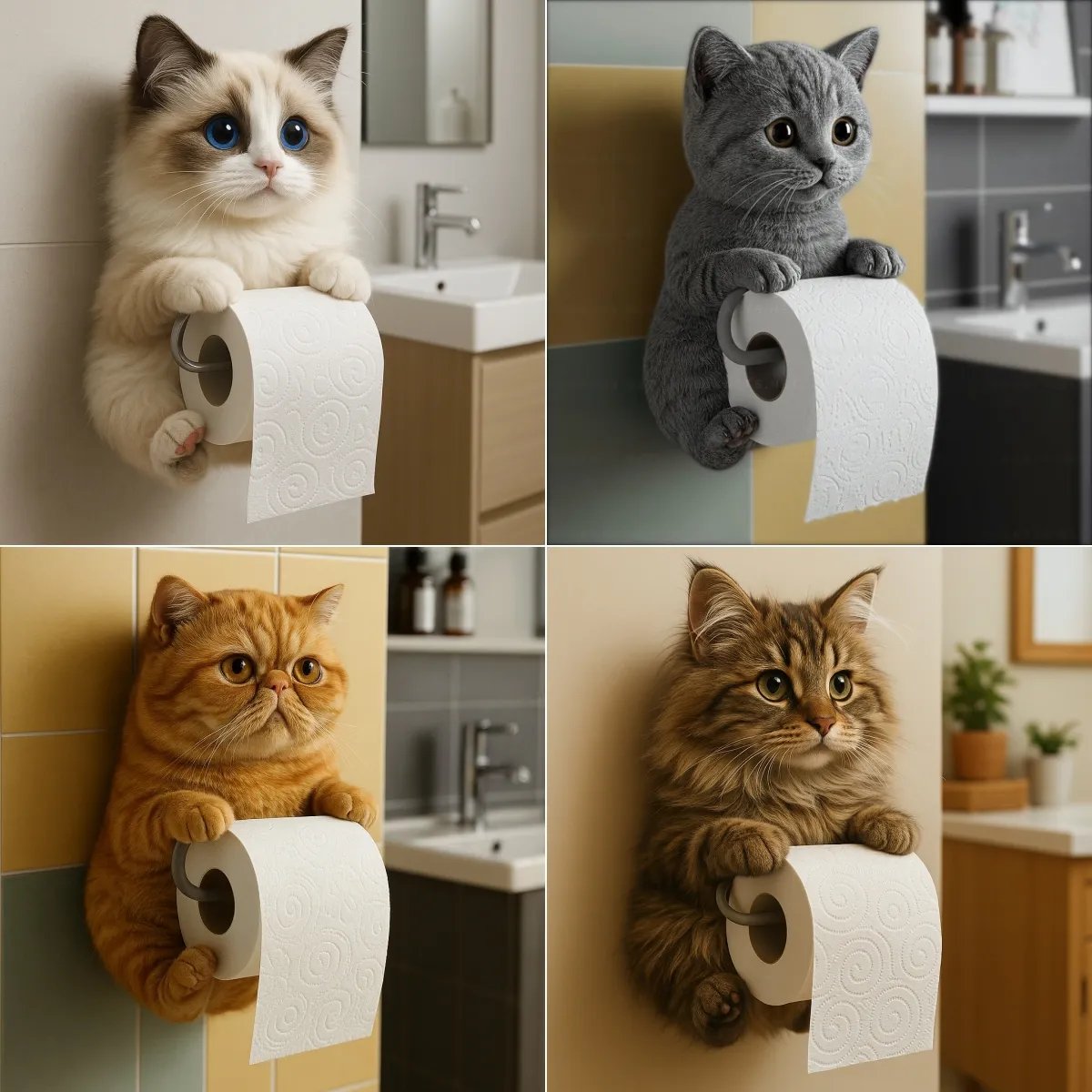 🎁The Best Father's Day Gift🧸3D Cute Cat-Shaped Tissue Holder