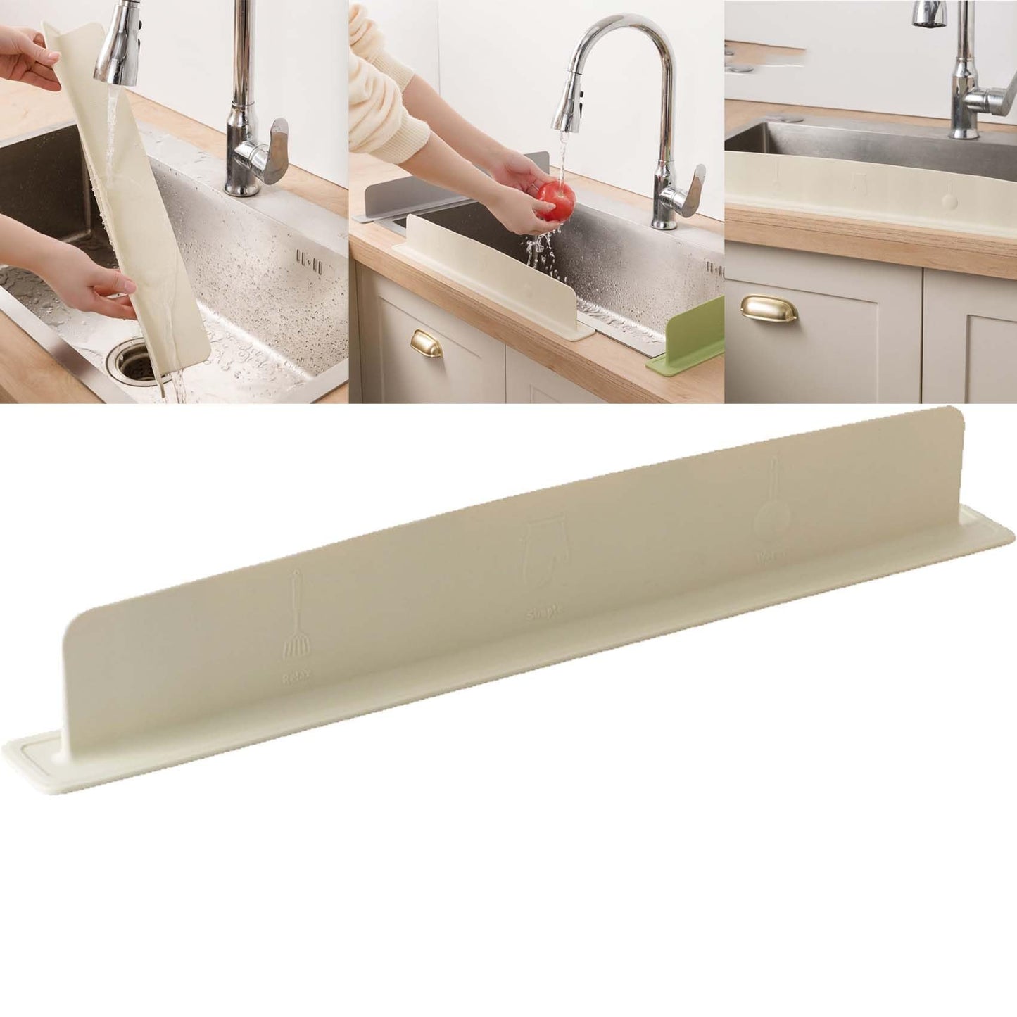 Movable Suction Cup Sink Splash Guard♻️