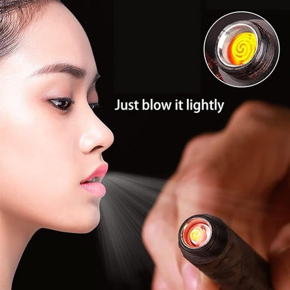 USB Charging Windproof Electronic Lighter