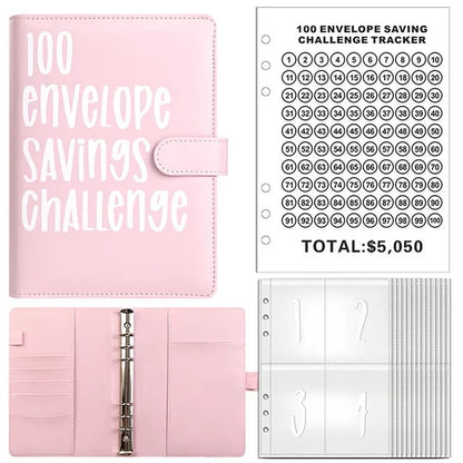 100-Day Money Challenge Savings Binder – Track & Save $5,050